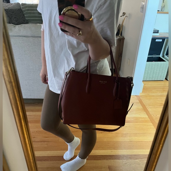 Kate Spade Terracotta Leather Tote - Picture 5 of 8